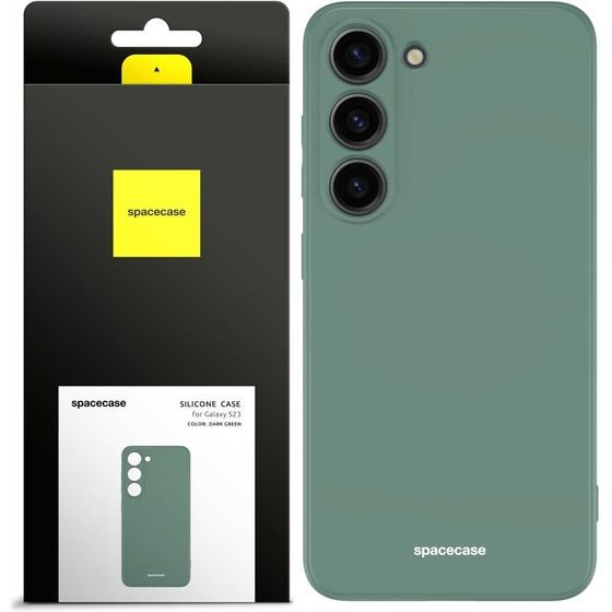 Spacecase Silicone Case Galaxy S23 dark green - (5905123475016)