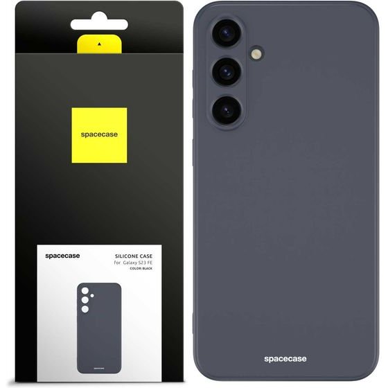 Spacecase Silicone Case Galaxy S23 FE black - (5905719104924)