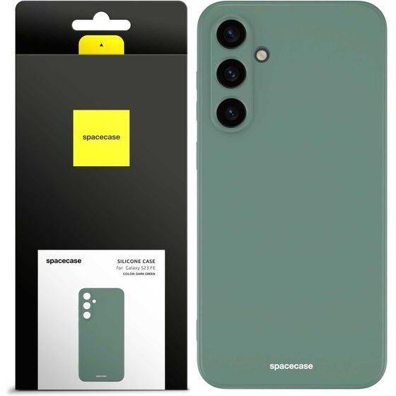 Spacecase Silicone Case Galaxy S23 FE dark green - (5905719104955)