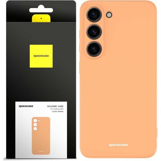 Spacecase Silicone Case Galaxy S23 orange - (5905123475030)