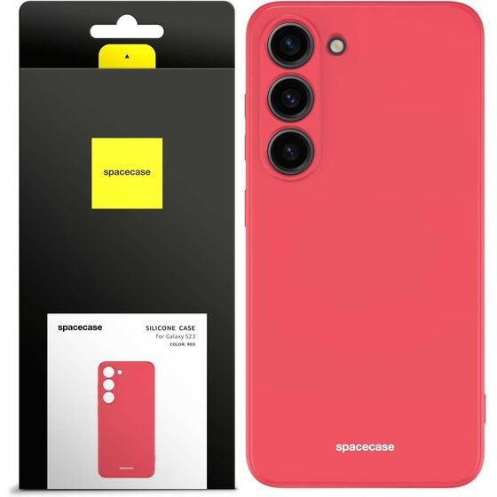Spacecase Silicone Case Galaxy S23 red - (5905123475047)