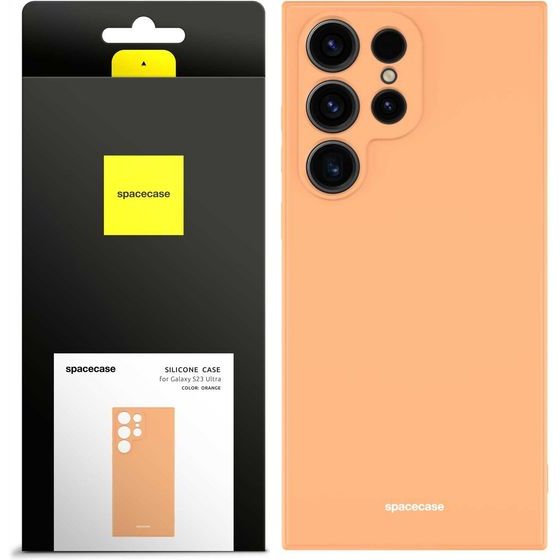 Spacecase Silicone Case Galaxy S23 Ultra orange - (5905123475191)