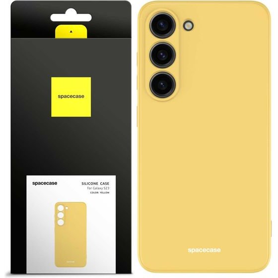 Spacecase Silicone Case Galaxy S23 yellow - (5905123475054)