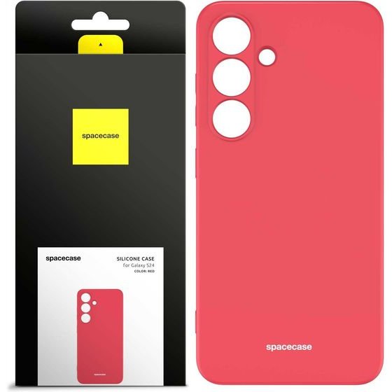 Spacecase Silicone Case Galaxy S24 red - (5905719106546)