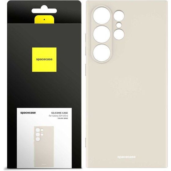 Spacecase Silicone Case Galaxy S24 Ultra bone - (5905719106638)