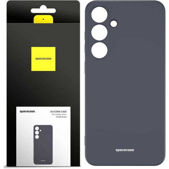Spacecase Silicone Case Galaxy S24+ black - (5905719106560)