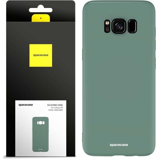 Spacecase Silicone Case Galaxy S8 dark green - (5905123437144)