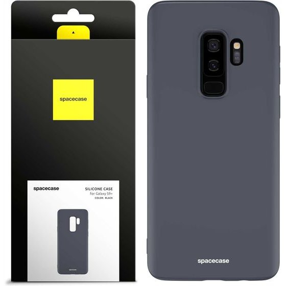 Spacecase Silicone Case Galaxy S9+ black - (5905123437359)