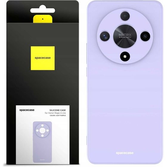 Spacecase Silicone Case Honor Magic 6 lite light purple - (5905719110628)