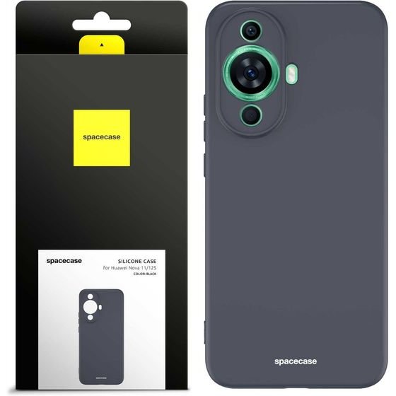 Spacecase Silicone Case Huawei Nova 11/12S black - (5905719109929)