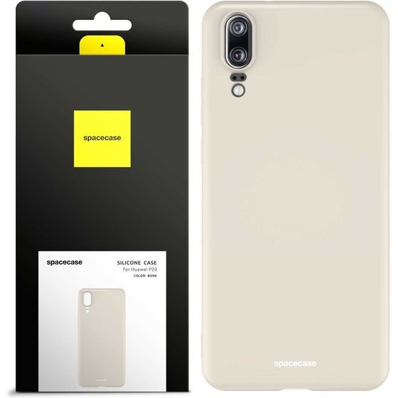 Spacecase Silicone Case Huawei P20 bone - (5905123437618)