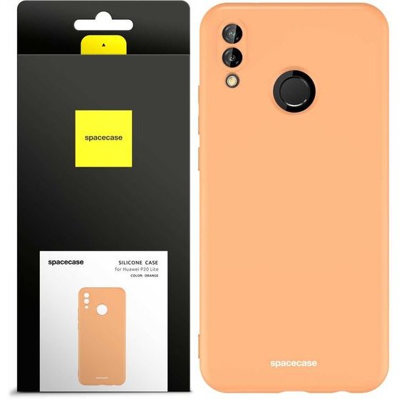 Spacecase Silicone Case Huawei P20 Lite orange - (5905123437809)