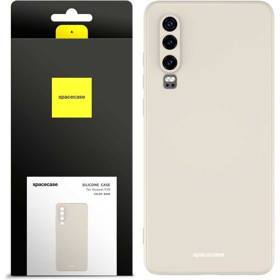 Spacecase Silicone Case Huawei P30 bone - (5905123437854)