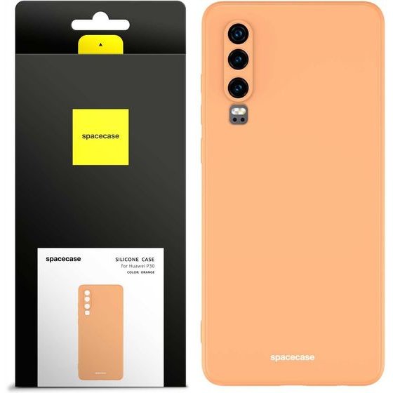 Spacecase Silicone Case Huawei P30 orange - (5905123437885)