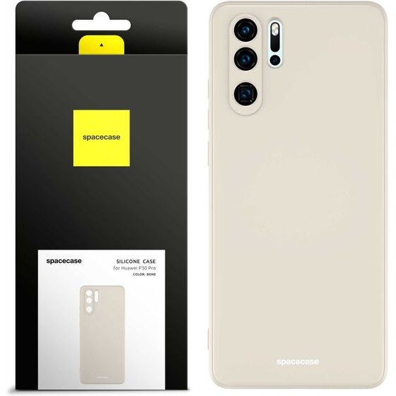Spacecase Silicone Case Huawei P30 Pro bone - (5905123438011)