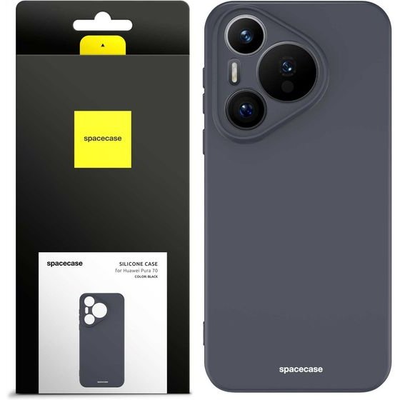 Spacecase Silicone Case Huawei Pura 70 black - (5905719110192)