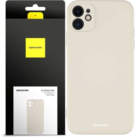 Spacecase Silicone Case iPhone 11 bone - (5905123440328)