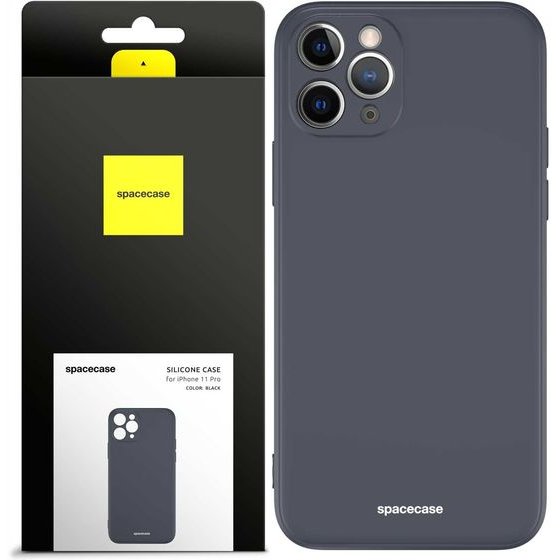 Spacecase Silicone Case iPhone 11 Pro black - (5905123440380)
