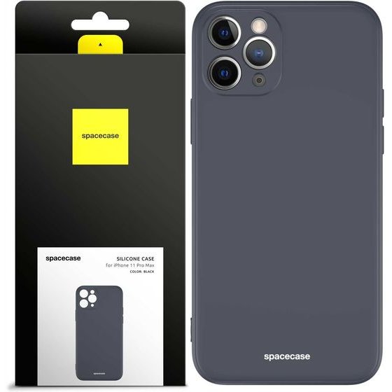 Spacecase Silicone Case iPhone 11 Pro Max black - (5905123440465)