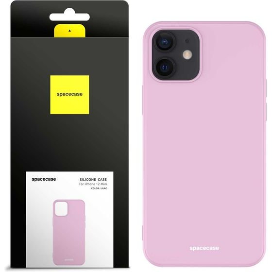 Spacecase Silicone Case iPhone 12 Mini lilac - (5905123433436)