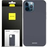 Spacecase Silicone Case iPhone 12 Pro Max black - (5905123433474)