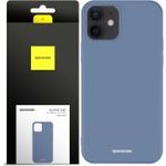 Spacecase Silicone Case iPhone 12/12 Pro blue - (5905123433566)