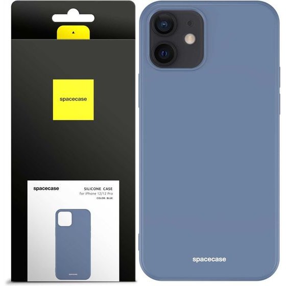 Spacecase Silicone Case iPhone 12/12 Pro blue - (5905123433566)