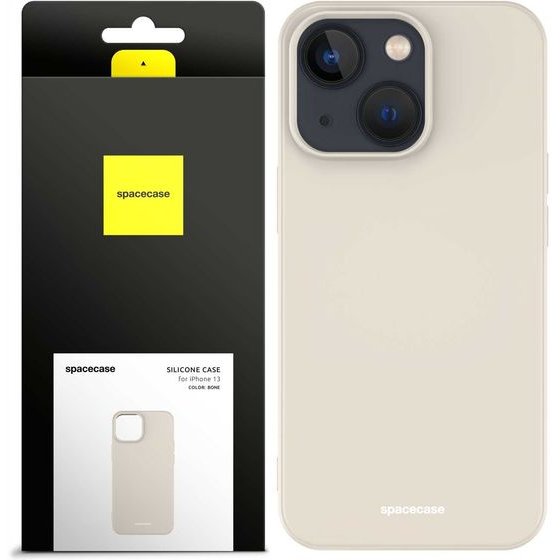 Spacecase Silicone Case iPhone 13 bone - (5905123441615)