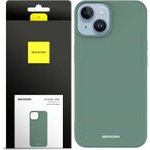 Spacecase Silicone Case iPhone 14 dark green - (5905123433900)