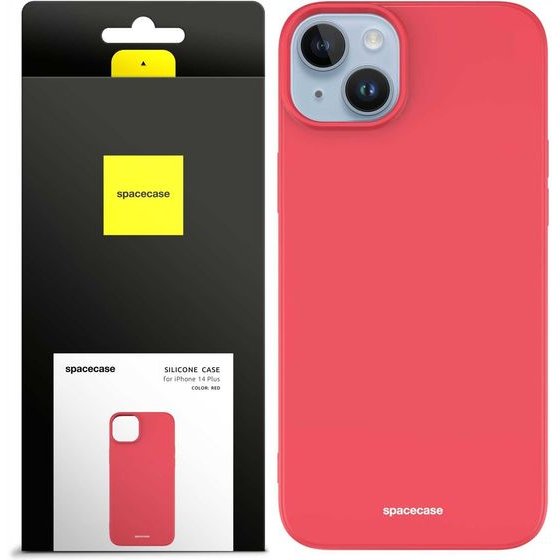 Spacecase Silicone Case iPhone 14 Plus red - (5905123434099)