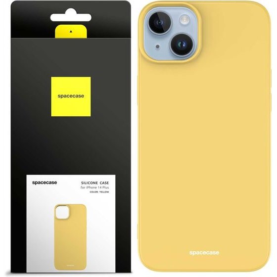Spacecase Silicone Case iPhone 14 Plus yellow - (5905123434105)