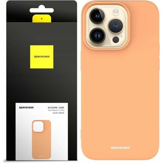 Spacecase Silicone Case iPhone 14 Pro orange - (5905123434006)
