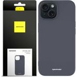 Spacecase Silicone Case iPhone 15 black - (5905719103460)