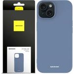 Spacecase Silicone Case iPhone 15 blue - (5905719103477)