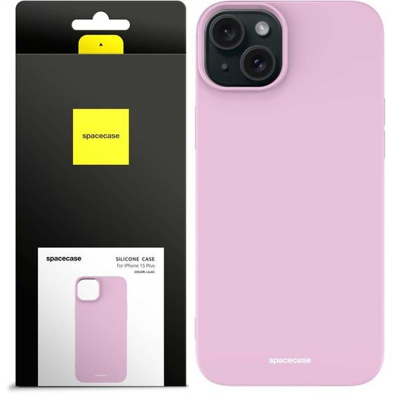 Spacecase Silicone Case iPhone 15 Plus lilac - (5905719103590)
