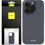 Spacecase Silicone Case iPhone 15 Pro black - (5905719103606)