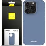 Spacecase Silicone Case iPhone 15 Pro blue - (5905719103613)