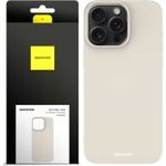 Spacecase Silicone Case iPhone 15 Pro Max bone - (5905719103712)