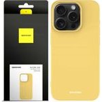 Spacecase Silicone Case iPhone 15 Pro yellow - (5905719103675)
