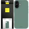 Spacecase Silicone Case iPhone 16 Plus dark green - (5905719111533)