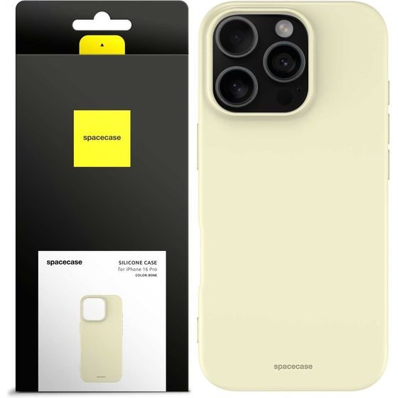 Spacecase Silicone Case iPhone 16 Pro bone - (5905719111564)
