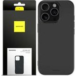 Spacecase Silicone Case iPhone 16 Pro Max black - (5905719111595)