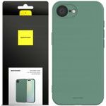 Spacecase Silicone Case iPhone 16E / 17E dark green - (5905719117894)