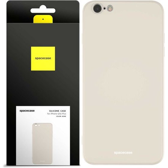 Spacecase Silicone Case iPhone 6/6s Plus bone - (5905123434297)