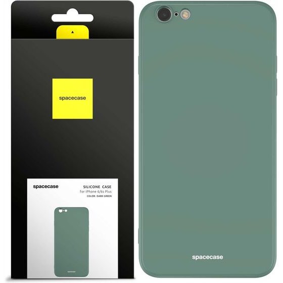 Spacecase Silicone Case iPhone 6/6s Plus dark green - (5905123434303)