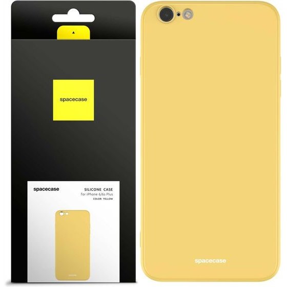Spacecase Silicone Case iPhone 6/6s Plus yellow - (5905123434341)