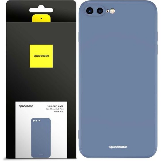 Spacecase Silicone Case iPhone 7/8 Plus blue - (5905123434365)