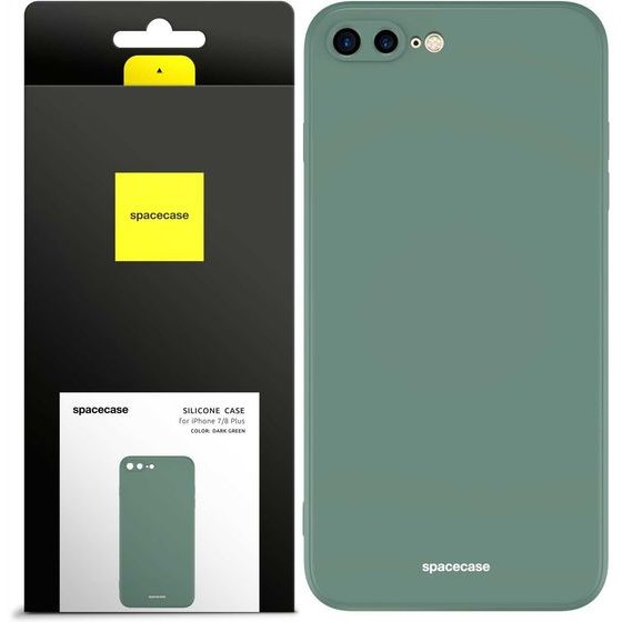 Spacecase Silicone Case iPhone 7/8 Plus dark green - (5905123434389)