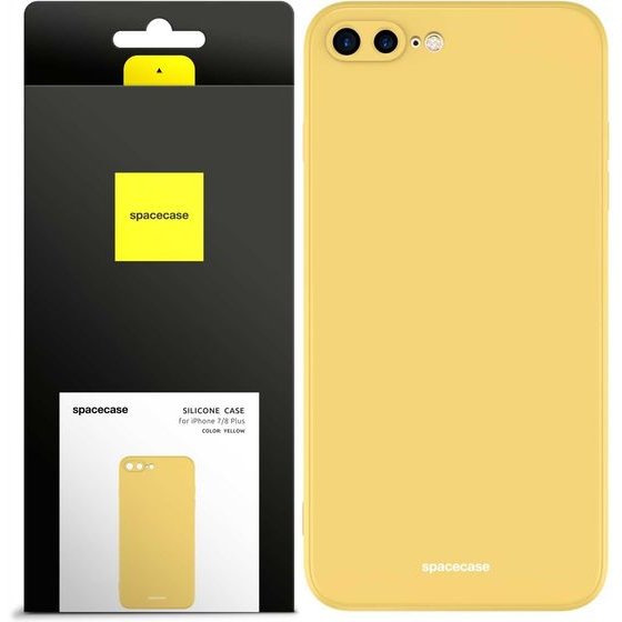 Spacecase Silicone Case iPhone 7/8 Plus yellow - (5905123434426)