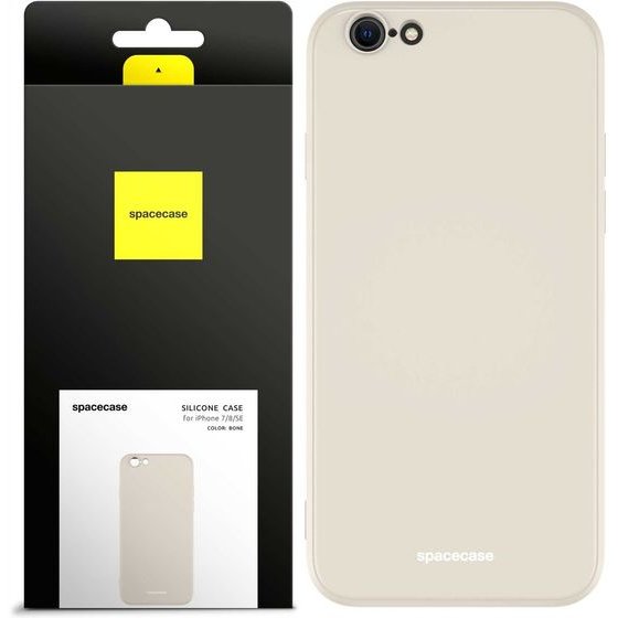 Spacecase Silicone Case iPhone 7/8/SE bone - (5905123434457)
